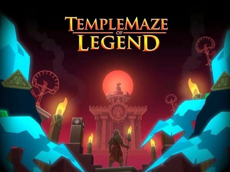 Temple Maze Legend Game Banner