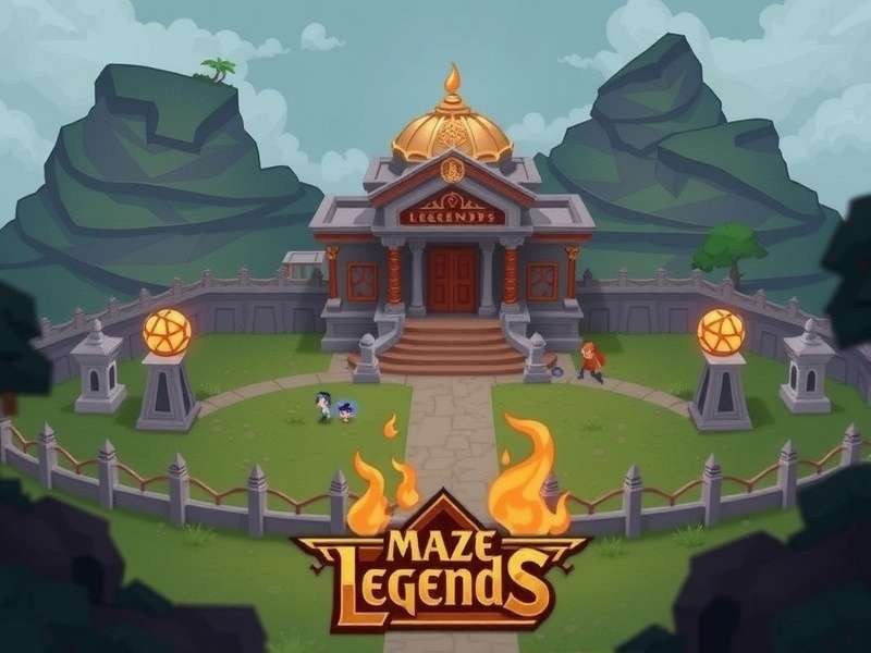 Temple Maze Legend Gameplay Screenshot